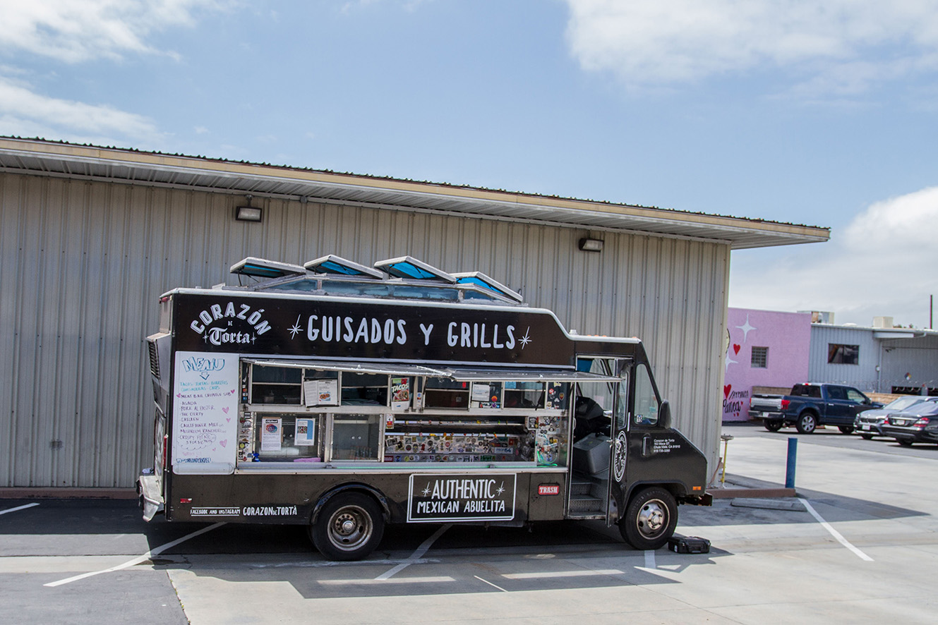 Corazon de Torta San Mexican food truck specializing in tacos and tortas located in North Park, San Diego and founded by El Tony Tee